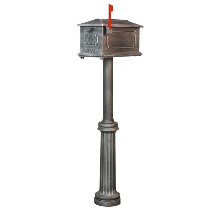 Special Lite Products || Kingston Curbside Mailbox and Bradford Direct Burial Top Mount Mailbox Post