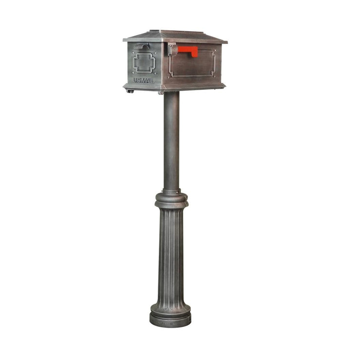 Special Lite Products || Kingston Curbside Mailbox and Bradford Direct Burial Top Mount Mailbox Post