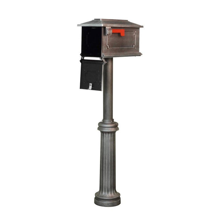 Special Lite Products || Kingston Curbside Mailbox and Bradford Direct Burial Top Mount Mailbox Post