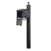 Special Lite Products || Kingston Curbside Mailbox and Springfield Direct Burial Mailbox Post Smooth Square