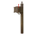 Special Lite Products || Kingston Curbside Mailbox and Springfield Direct Burial Mailbox Post Smooth Square