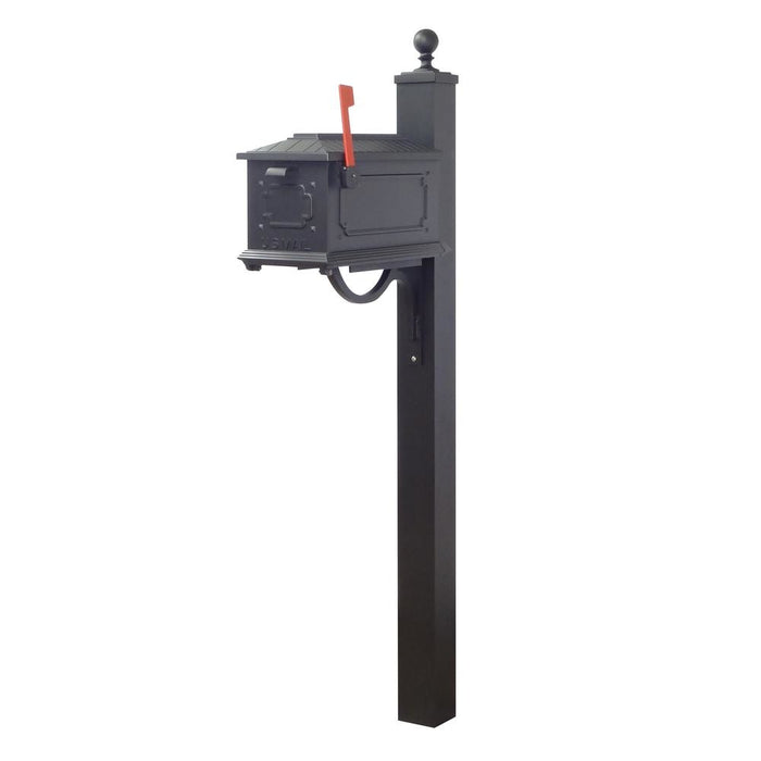 Special Lite Products || Kingston Curbside Mailbox and Springfield Direct Burial Mailbox Post Smooth Square