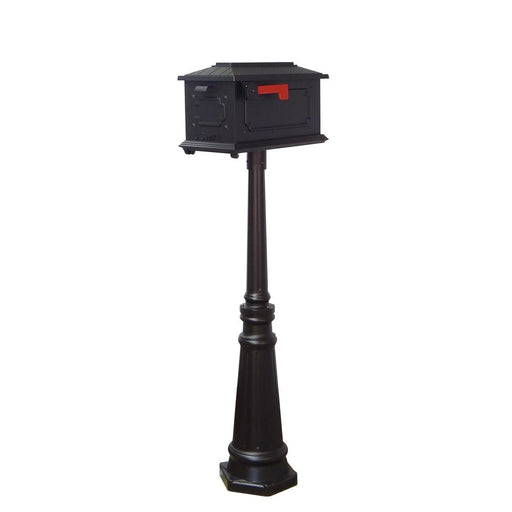 Special Lite Products || Kingston Curbside Mailbox and Tacoma Surface Mount Mailbox Post with Base