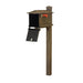 Special Lite Products || Kingston Curbside Mailbox and Wellington Direct Burial Mailbox Post Smooth Square, Copper