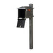 Special Lite Products || Kingston Curbside Mailbox and Wellington Direct Burial Mailbox Post Smooth Square, Swedish Silver