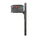 Special Lite Products || Kingston Curbside Mailbox and Wellington Direct Burial Mailbox Post Smooth Square, Swedish Silver