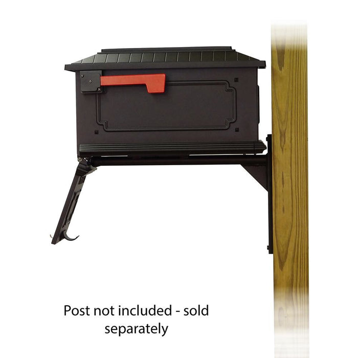 Special Lite Products || Kingston Curbside Mailbox with Ashley front single mailbox mounting bracket