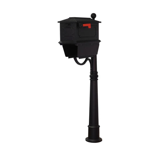 Special Lite Products || Kingston Curbside Mailbox with Newspaper Tube and Ashland Mailbox Post