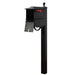 Special Lite Products || Kingston Curbside Mailbox with Newspaper Tube and Springfield Mailbox Post