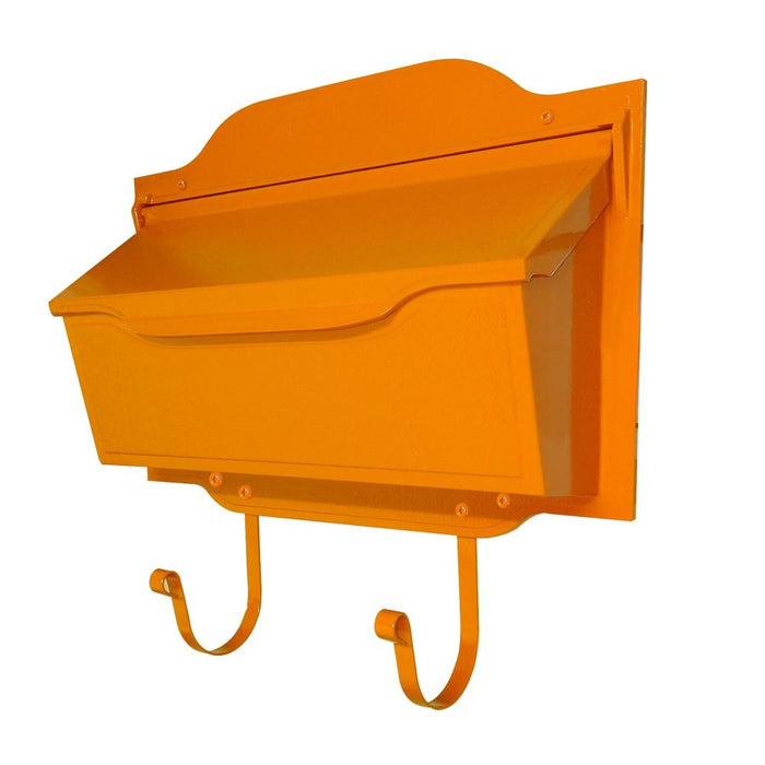 Special Lite Products || Mid Modern Asbury Horizontal Mailbox, Orange