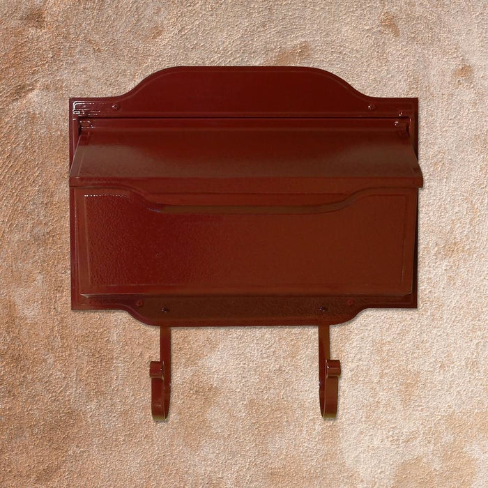 Special Lite Products || Mid Modern Asbury Horizontal Mailbox, Wine