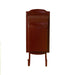 Special Lite Products || Mid Modern Asbury Vertical Mailbox, Wine