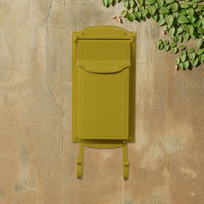 Special Lite Products || Mid Modern Asbury Vertical Mailbox, Yellow