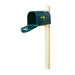 Special Lite Products || Mid Modern Dylan Curbside Mailbox and Post, Blue