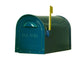 Special Lite Products || Mid Modern Dylan Curbside Mailbox, Blue