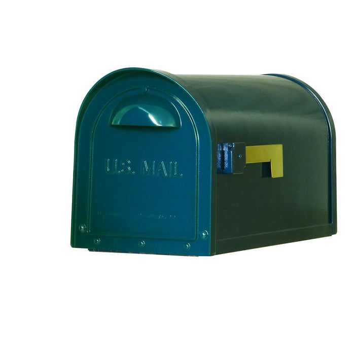 Special Lite Products || Mid Modern Dylan Curbside Mailbox, Blue