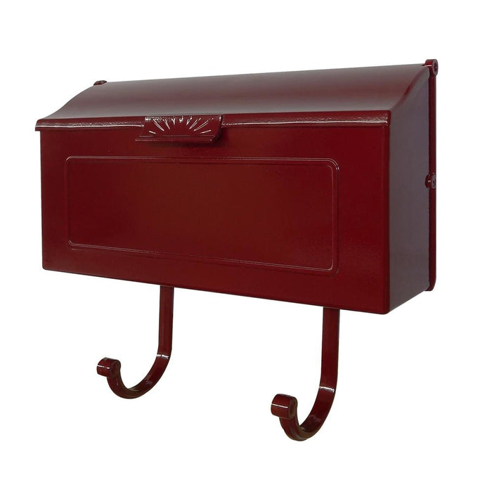 Special Lite Products || Mid Modern Nash Horizontal Mailbox, Wine