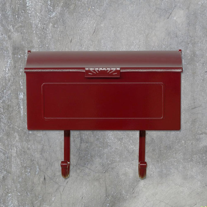 Special Lite Products || Mid Modern Nash Horizontal Mailbox, Wine