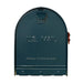 Special Lite Products || Mid Modern Rigby Curbside Mailbox, Blue