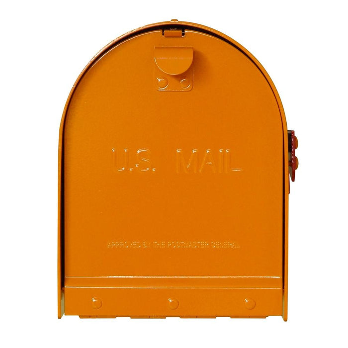 Special Lite Products || Mid Modern Rigby Curbside Mailbox, Orange