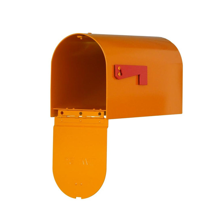 Special Lite Products || Mid Modern Rigby Curbside Mailbox, Orange