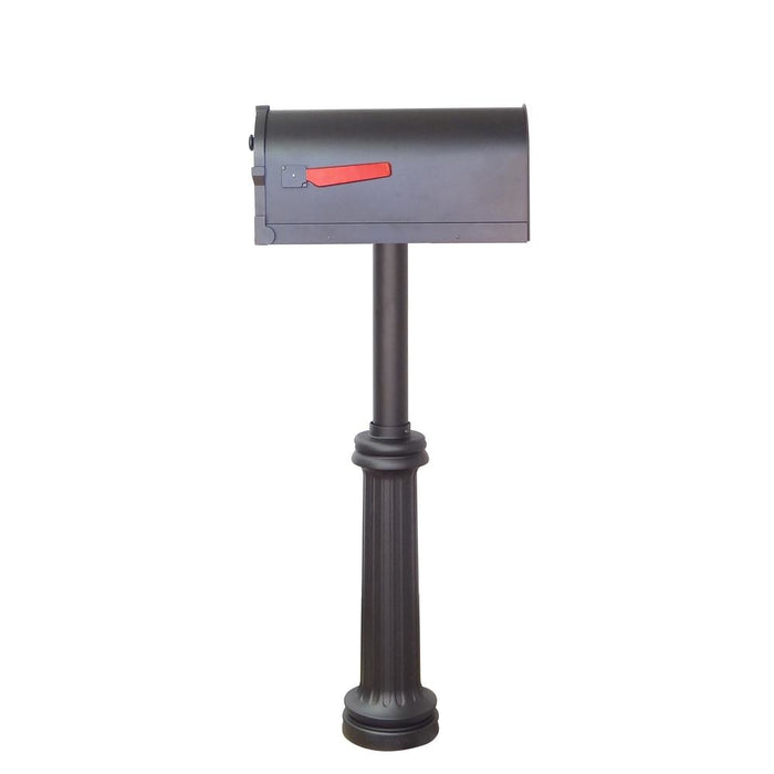 Special Lite Products || Savannah Curbside Mailbox and Bradford Direct Burial Top Mount Mailbox Post