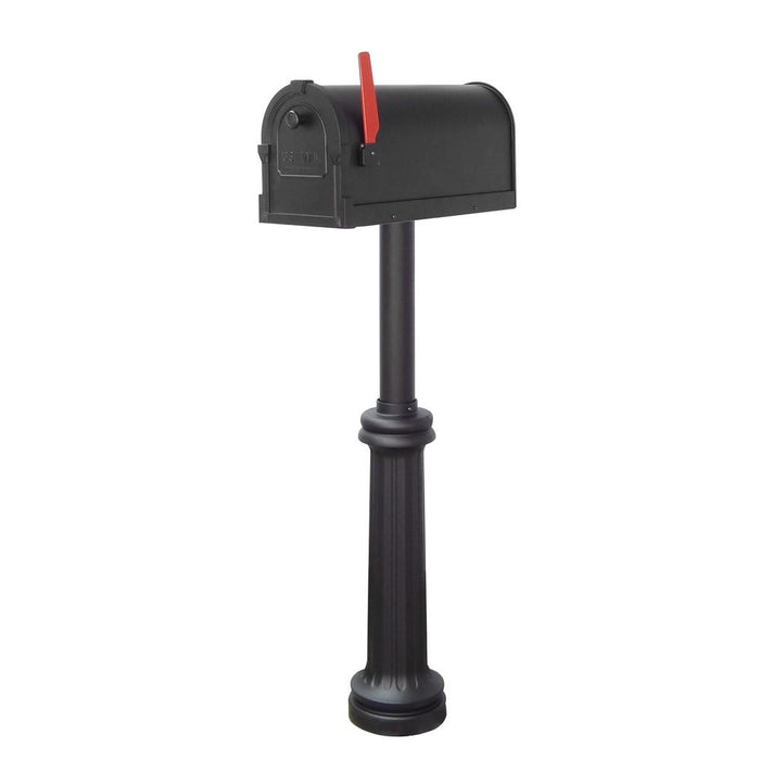 Special Lite Products || Savannah Curbside Mailbox and Bradford Direct Burial Top Mount Mailbox Post