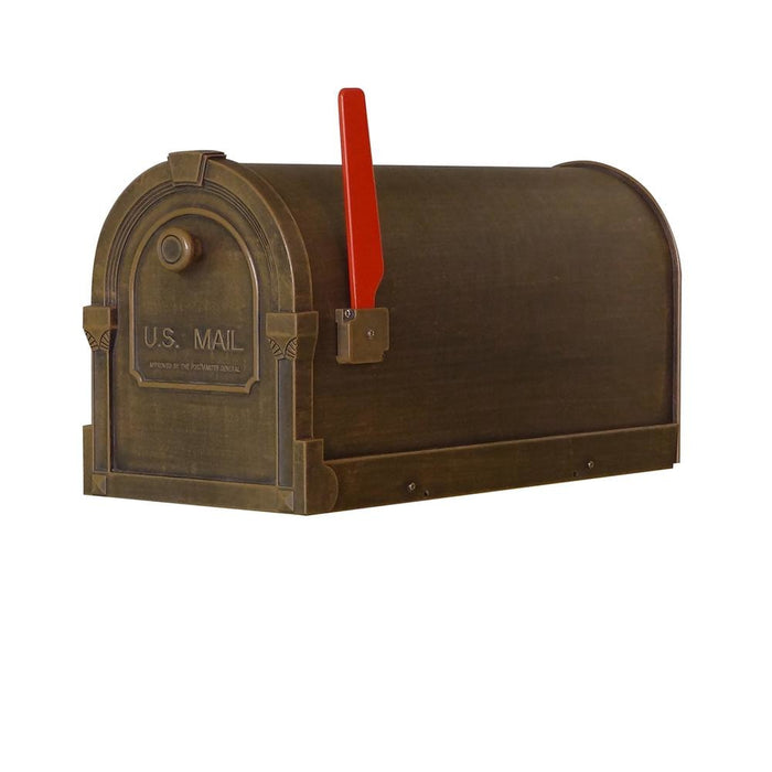 Special Lite Products || Savannah Curbside Mailbox and Bradford Direct Burial Top Mount Mailbox Post