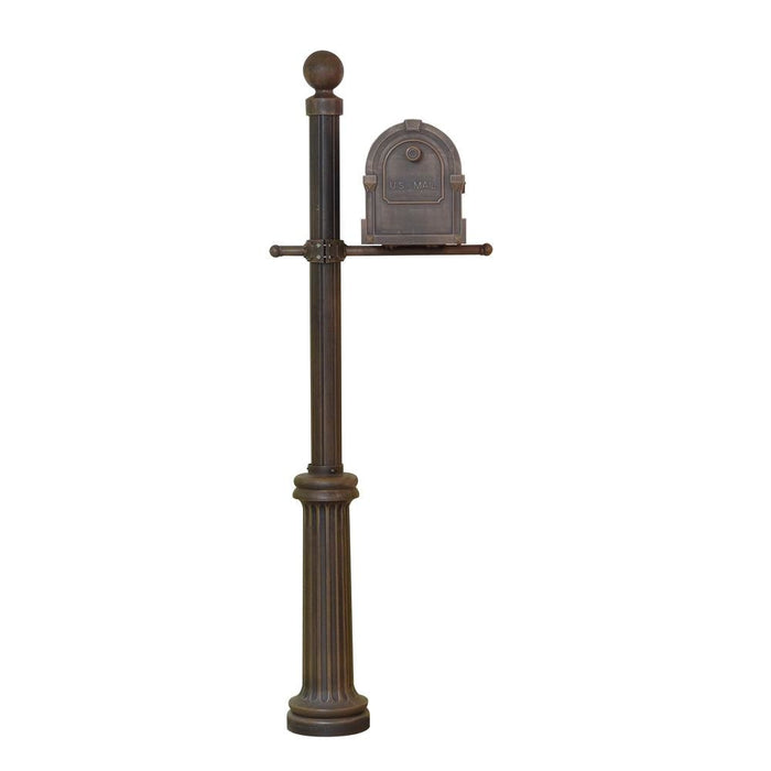 Special Lite Products || Savannah Curbside Mailbox and Fresno Mailbox Post