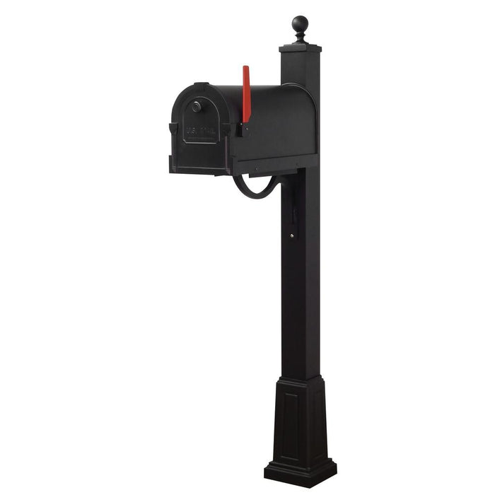 Special Lite Products || Savannah Curbside Mailbox and Springfield Mailbox Post with Base