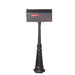 Special Lite Products || Savannah Curbside Mailbox and Tacoma Mailbox Post with Direct Burial Kit