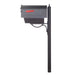 Special Lite Products || Savannah Curbside Mailbox with Paper Tube and Richland Mailbox Post