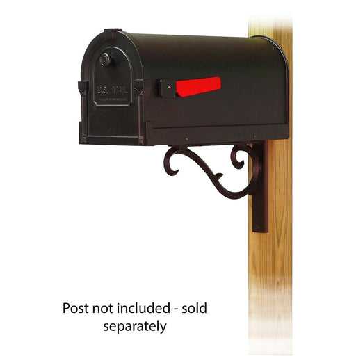 Special Lite Products || Savannah Curbside Mailbox with Sorrento front single mailbox mounting bracket