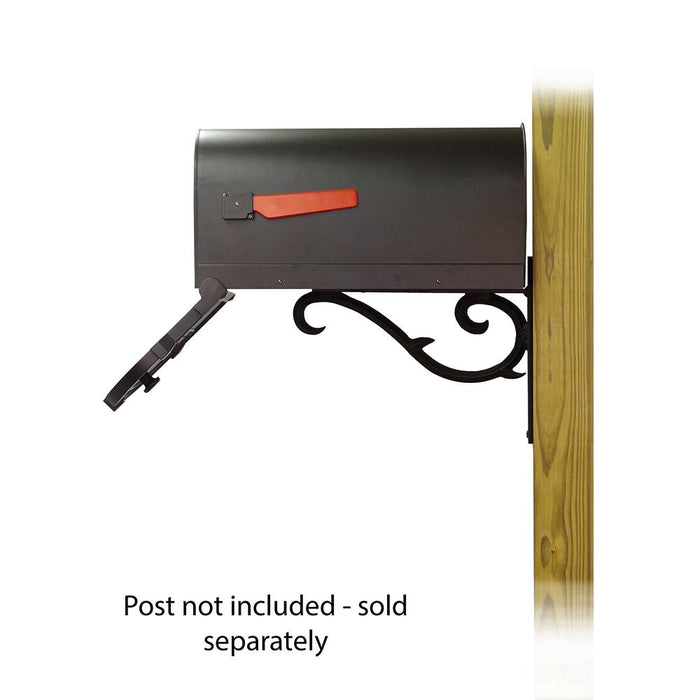 Special Lite Products || Savannah Curbside Mailbox with Sorrento front single mailbox mounting bracket