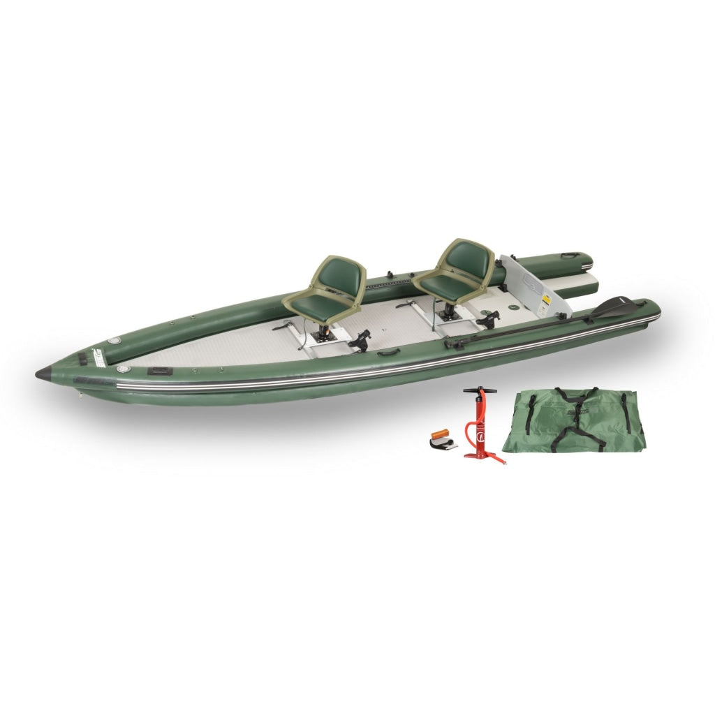 PackFish7™ Inflatable Fishing Boat Deluxe Fishing Package by