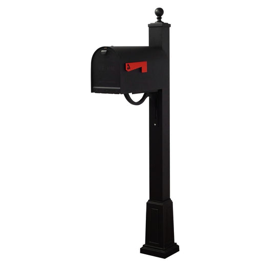 Special Lite Products || Titan Aluminum Curbside Mailbox and Springfield Mailbox Post with Base