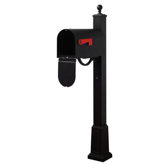 Special Lite Products || Titan Aluminum Curbside Mailbox and Springfield Mailbox Post with Base