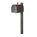 Special Lite Products || Titan Aluminum Curbside Mailbox and Wellington Mailbox Post, Swedish Silver