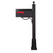 Special Lite Products || Titan Steel Curbside Mailbox and Springfield Mailbox Post with Base