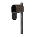 Special Lite Products || Titan Steel Curbside Mailbox and Wellington Mailbox Post, Swedish Silver