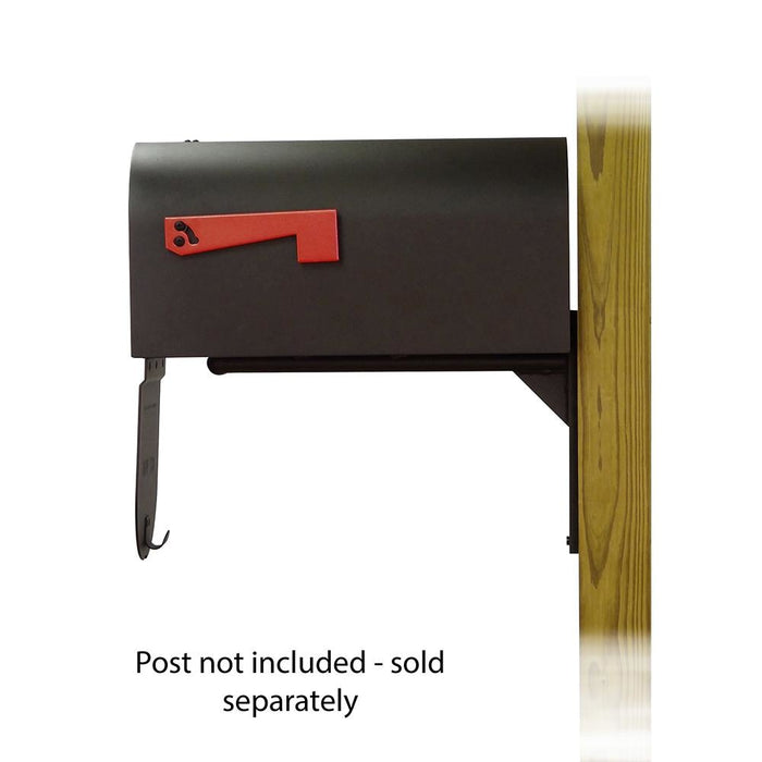 Special Lite Products || Titan Steel Curbside Mailbox with Ashley front single mailbox mounting bracket