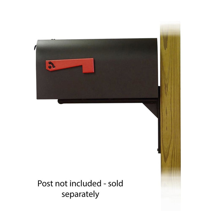 Special Lite Products || Titan Steel Curbside Mailbox with Ashley front single mailbox mounting bracket