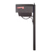 Special Lite Products || Titan Steel Curbside Mailbox with Paper Tube and Richland Mailbox Post