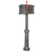 Special Lite Products || Traditional Curbside Mailbox and Bradford Direct Burial Top Mount Mailbox Post