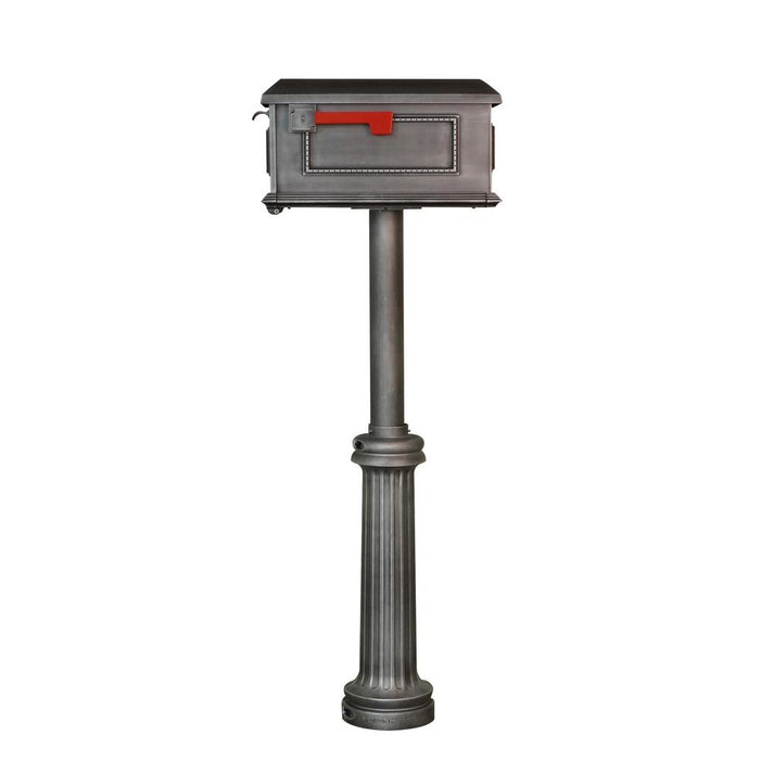 Special Lite Products || Traditional Curbside Mailbox and Bradford Direct Burial Top Mount Mailbox Post