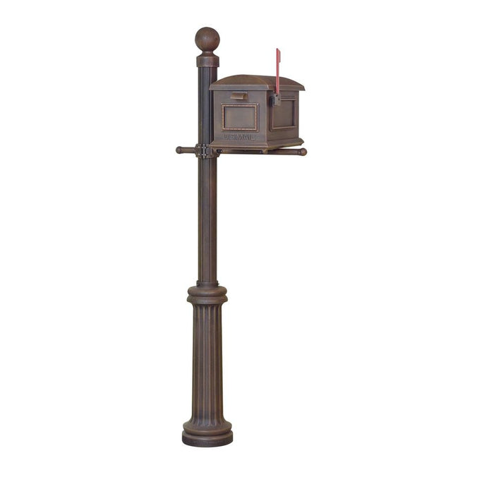 Special Lite Products || Traditional Curbside Mailbox and Fresno Mailbox Post