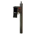 Special Lite Products || Traditional Curbside Mailbox and Springfield Direct Burial Mailbox Post Smooth Square