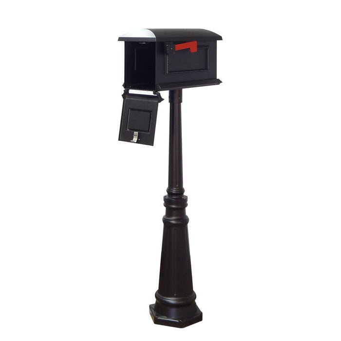 Special Lite Products || Traditional Curbside Mailbox and Tacoma Mailbox Post with Direct Burial Kit