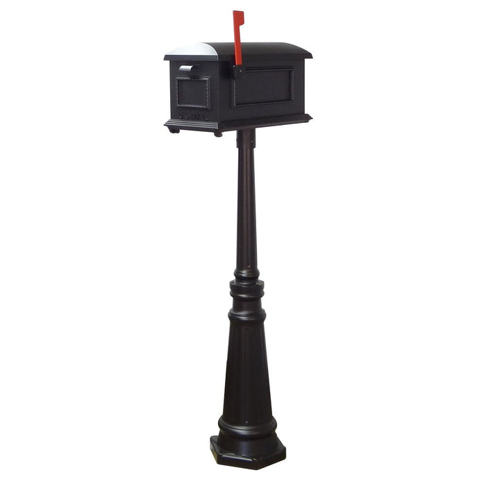 Special Lite Products || Traditional Curbside Mailbox and Tacoma Mailbox Post with Direct Burial Kit