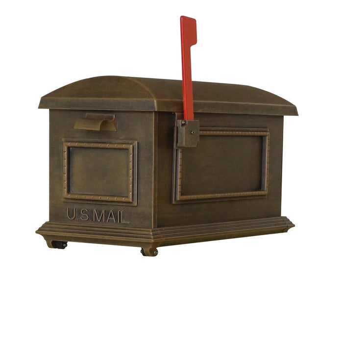 Special Lite Products || Traditional Curbside Mailbox, Decorative Solid Aluminum Mailbox